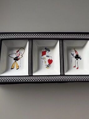 Vintage Carson Home Accent Large Serving Dish. 3 Deli Trays. Excellent Condition